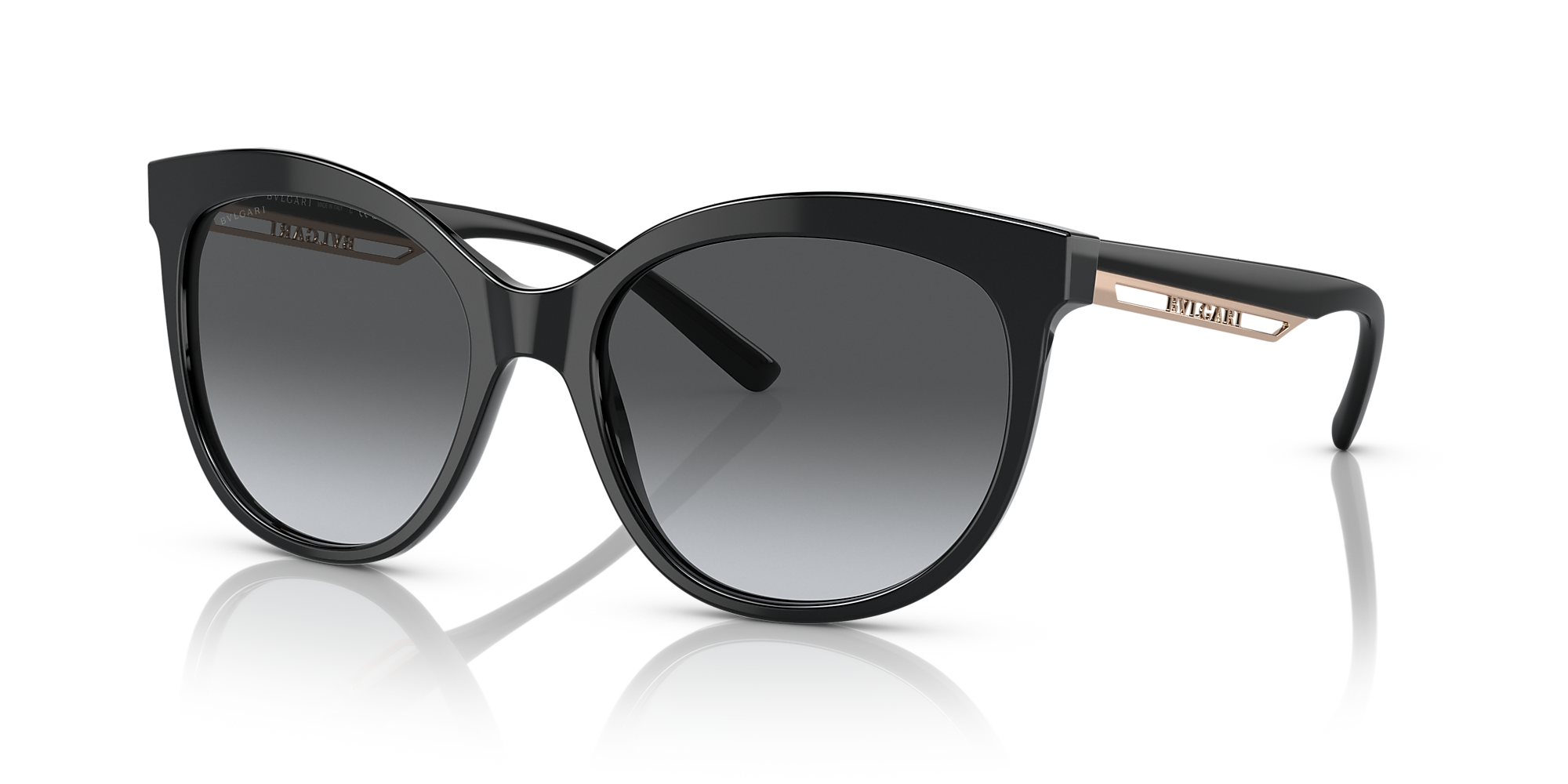 Bvlgari BV8249 56 Grey Gradient Polar & Black Polarized Sunglasses