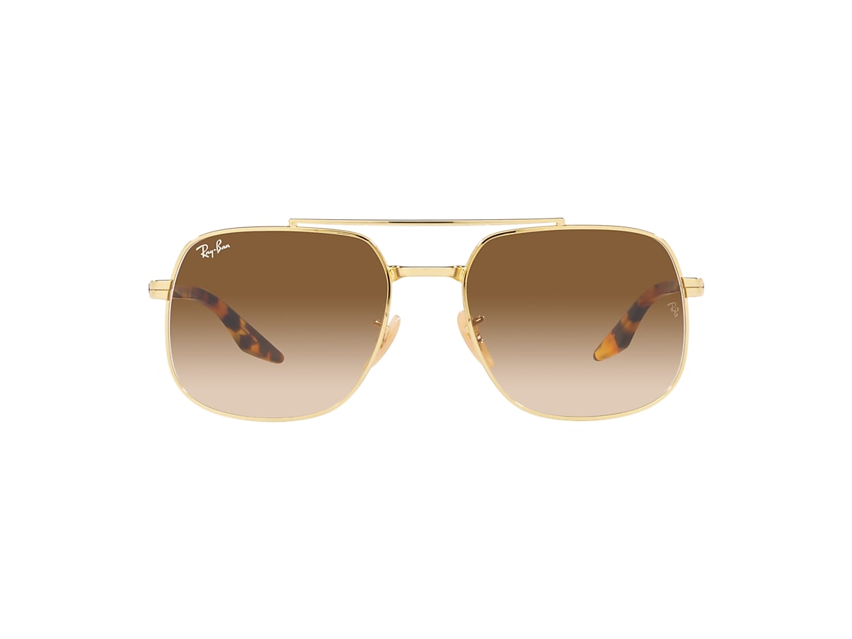 Ray-Ban RB3699 56 Brown & Gold Sunglasses | Sunglass Hut Canada