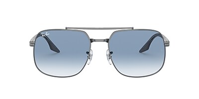 Ray-Ban RB3699 59 Gradient Blue & Gunmetal Sunglasses | Sunglass