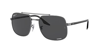 Ray-Ban RB3699 59 Dark Grey & Gunmetal Polarized Sunglasses