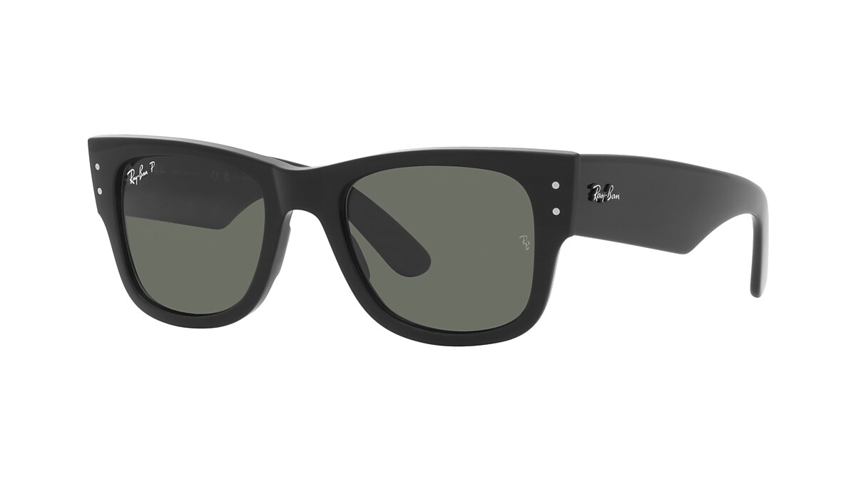 Ray-Ban RB0840S Mega Wayfarer 51 Green & Black Polarized