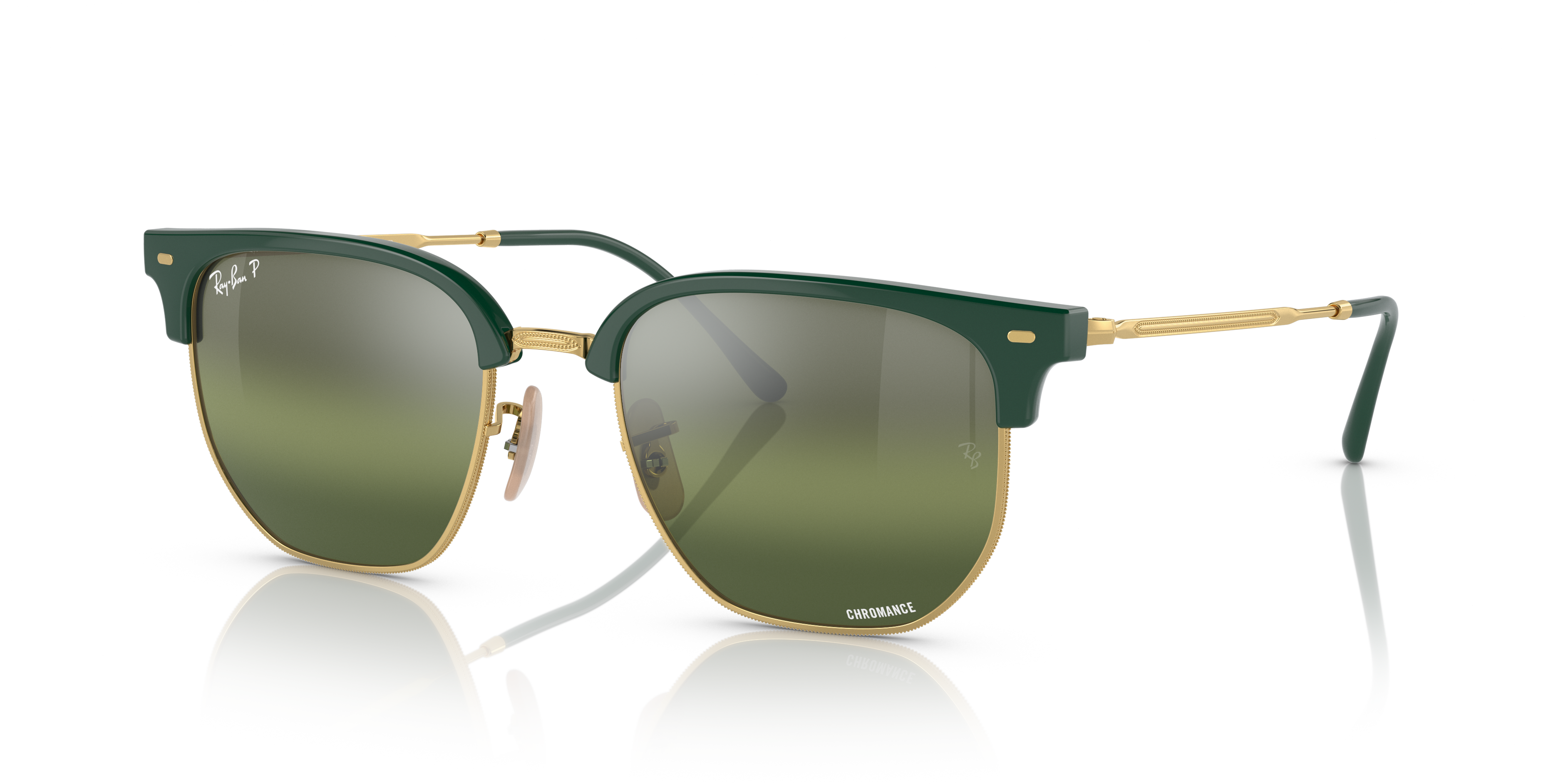 Brown Polarized Clubmaster Sunglasses-9270BR | Chashmah.com