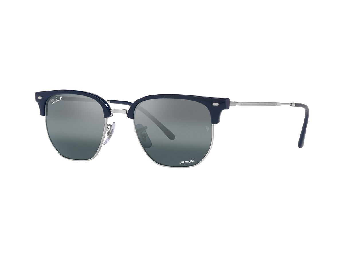 Ray-Ban RB4416 New Clubmaster 51 Silver/Blue & Blue On Silver 