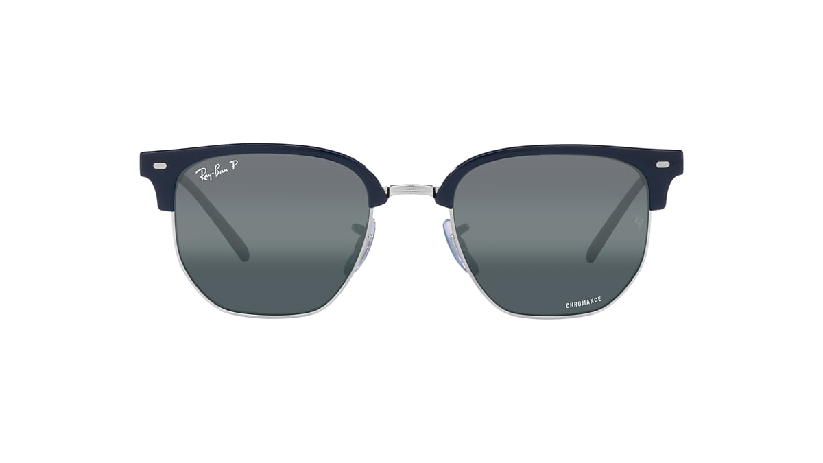 Ray-Ban RB4416 New Clubmaster 53 Silver/Blue & Blue On Silver  