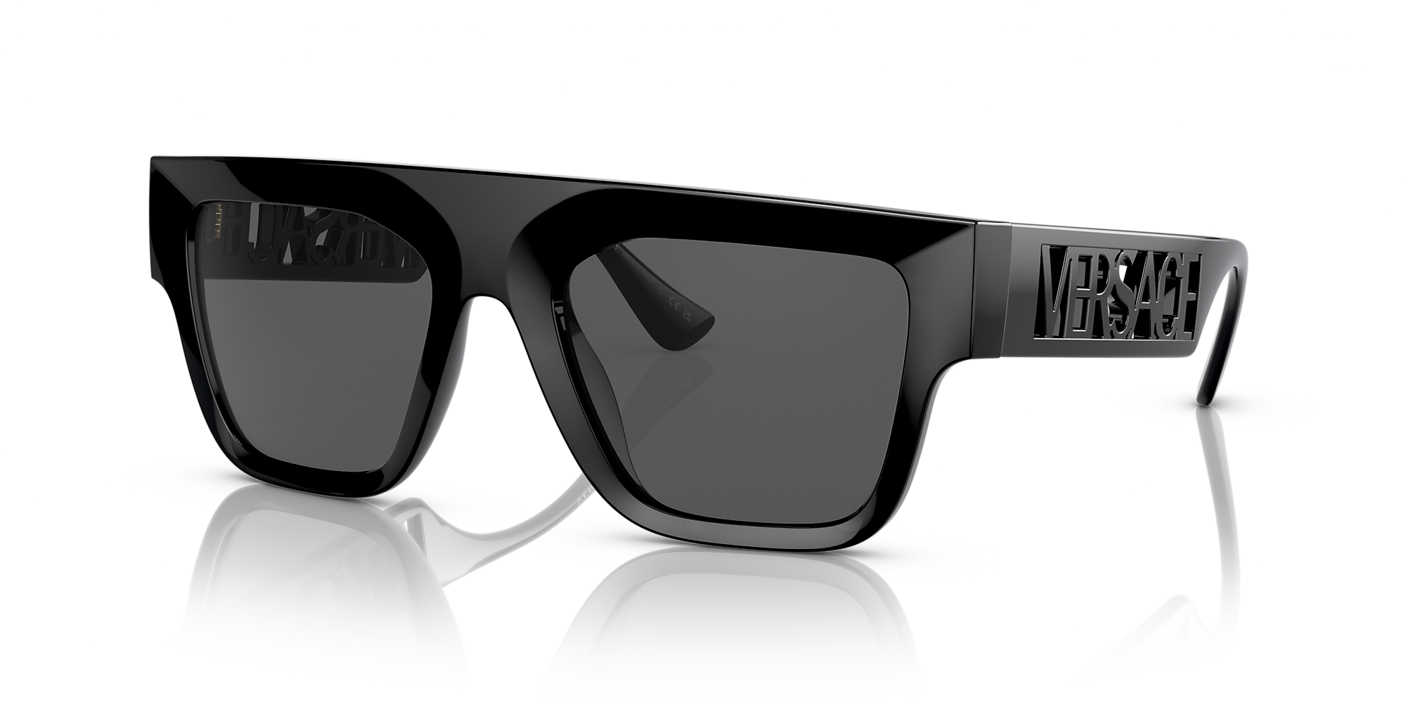 Versace VE4430U 53 Dark Grey & Black Sunglasses | Sunglass Hut Australia