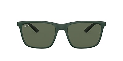 Ray-Ban RB4385 58 Dark Green & Green Sunglasses | Sunglass Hut USA