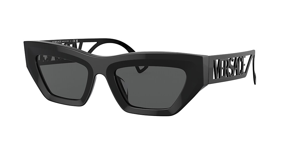 Versace VE4432U 53 Dark Grey & Black Sunglasses Sunglass Hut Australia