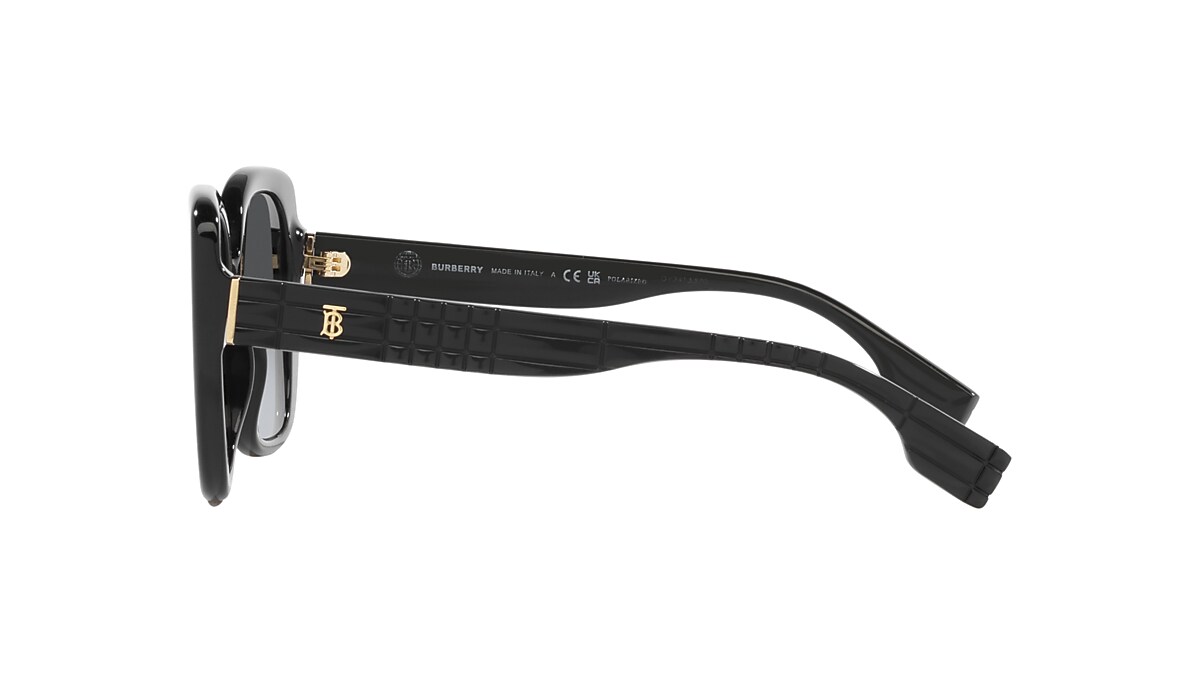 Burberry BE4371 Helena 52 Grau Polar & Schwarz Polarisiert 