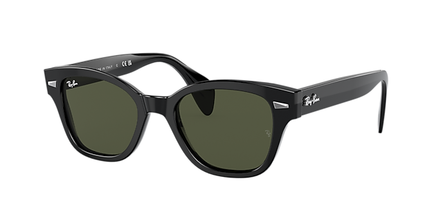 Ray-Ban RB0880SF 53 Green & Black Sunglasses | Sunglass Hut