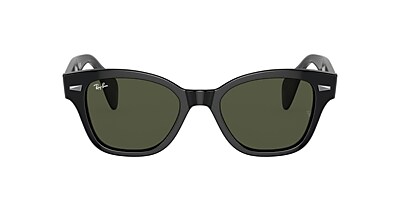 Ray-Ban RB0880SF 53 Green & Black Sunglasses | Sunglass Hut USA