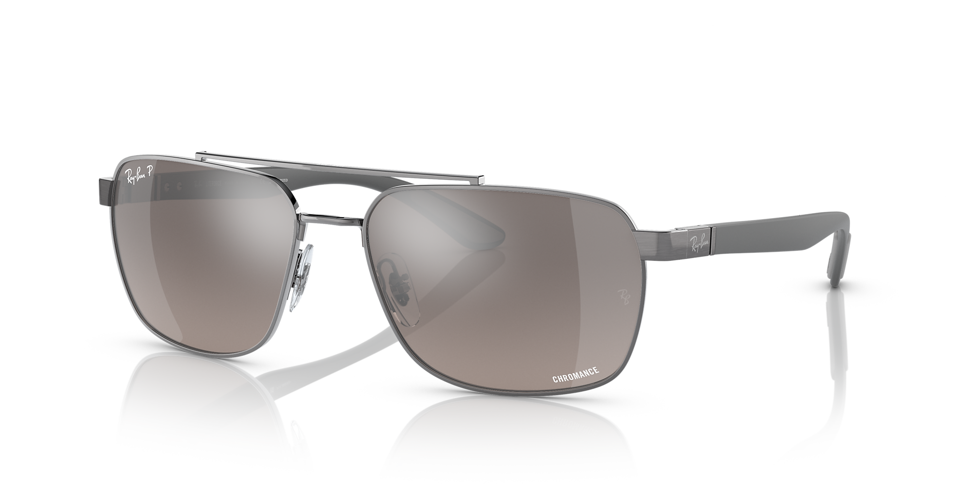 RayBan RB3701 59 Grey & Gunmetal Polarized Sunglasses Sunglass Hut USA