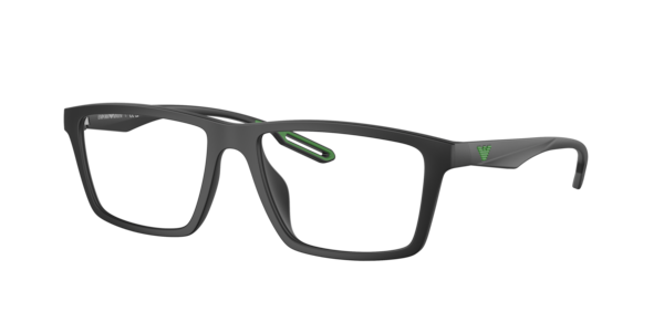 Óculos de sol Emporio Armani EA4189U, formato quadrado, armação em acetato, lente cinza polarizada