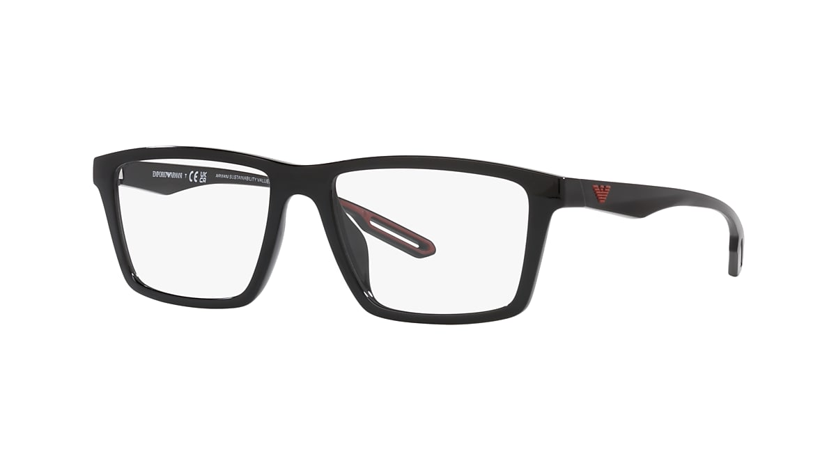 Emporio Armani EA4189U 55 Clear & Shiny Black Sunglasses 