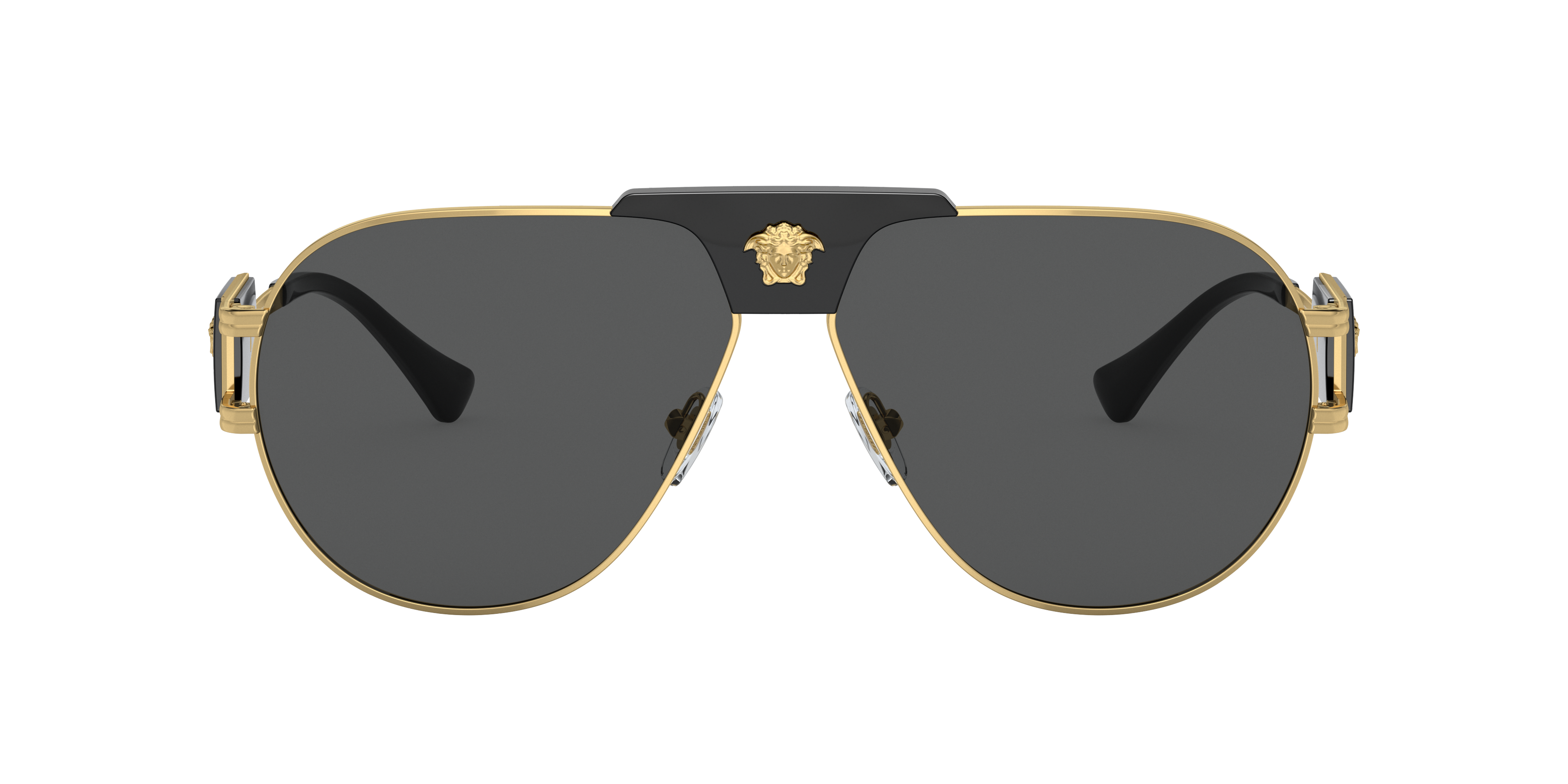 Shop Versace Man Sunglass Ve2252 In Dark Grey