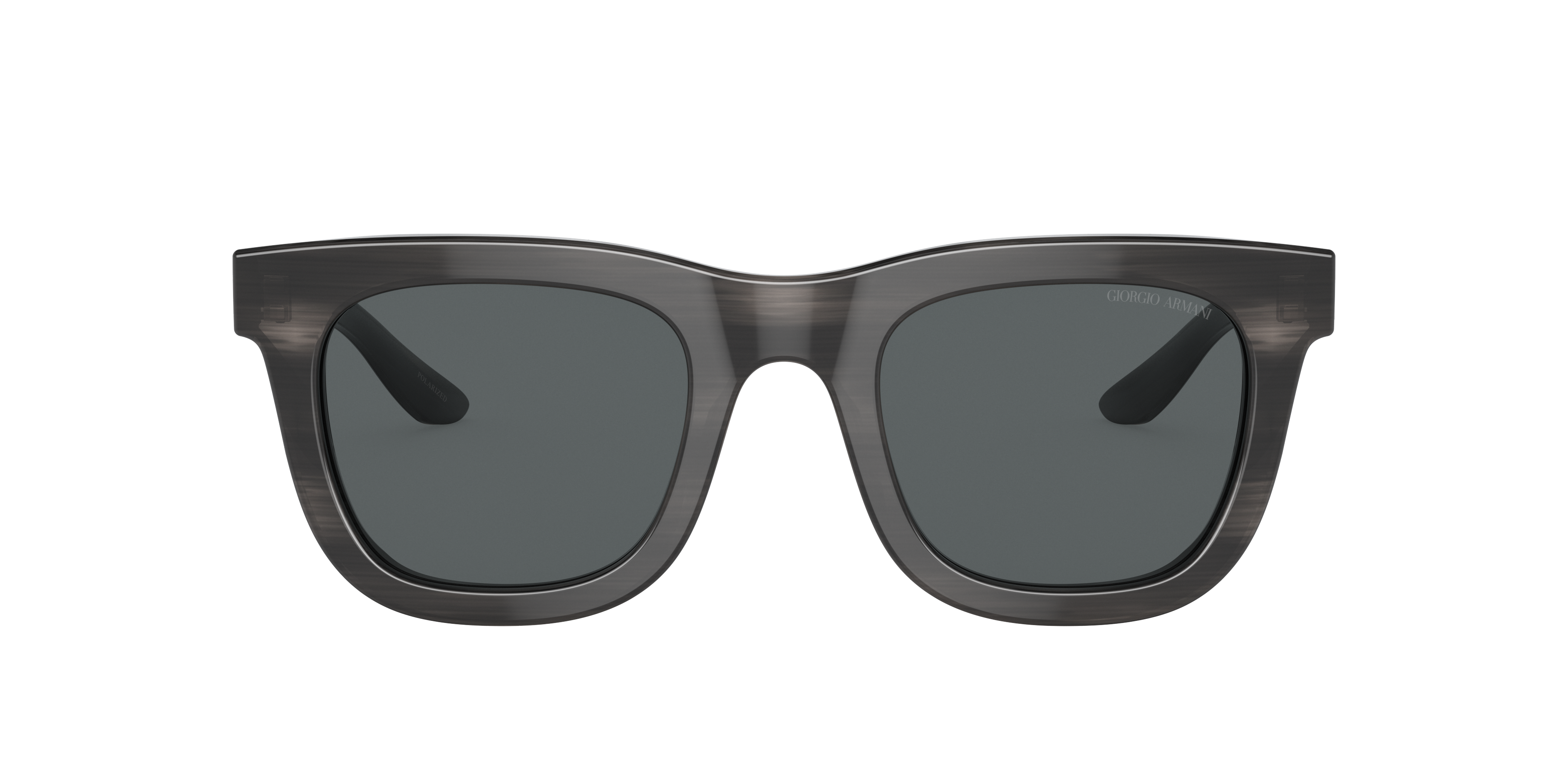 Shop Giorgio Armani Man Sunglass Ar8171 In Polar Dark Grey