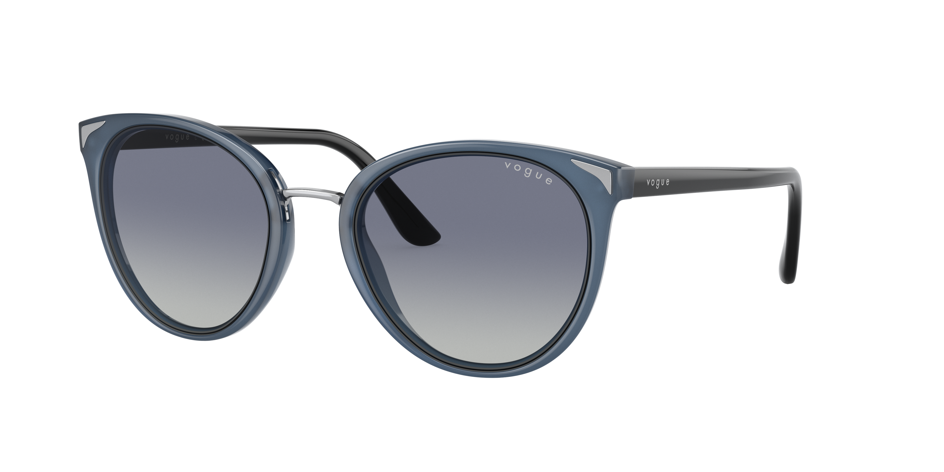 Vogue Eyewear Woman Sunglasses Vo5230s In Grey Gradient Blue
