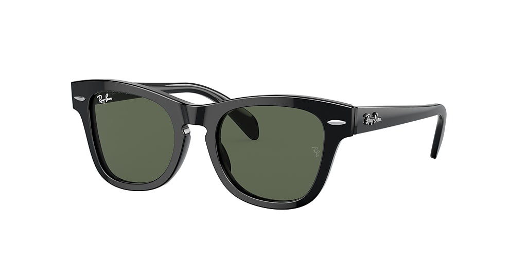 Ray-Ban RB9707S Kids 46 Green & Black Sunglasses | Sunglass Hut USA