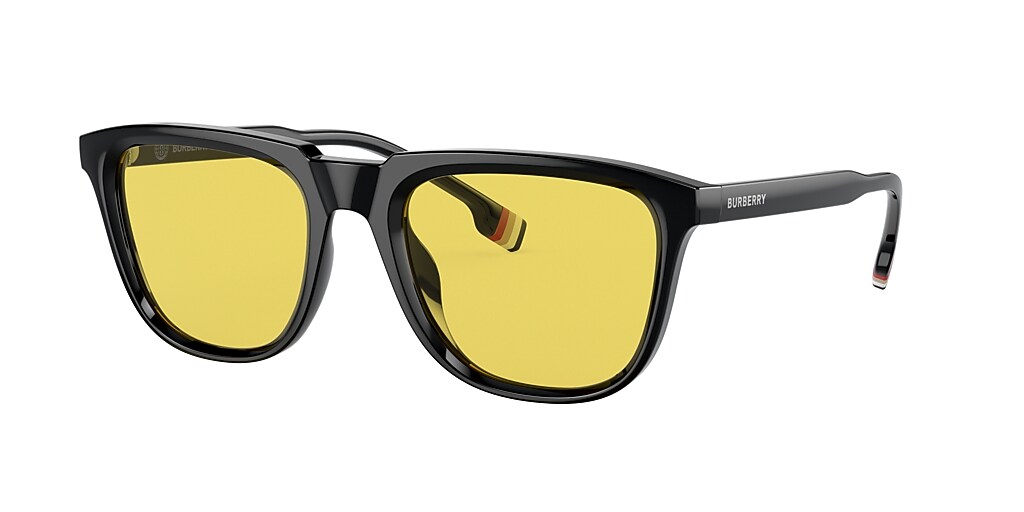 Burberry BE4381U 54 Yellow & Black Sunglasses Sunglass Hut USA