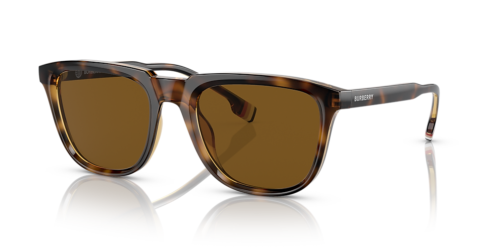 Burberry BE4381U George 54 Polar Brown & Dark Havana Polarized Sunglasses | Sunglass  Hut USA