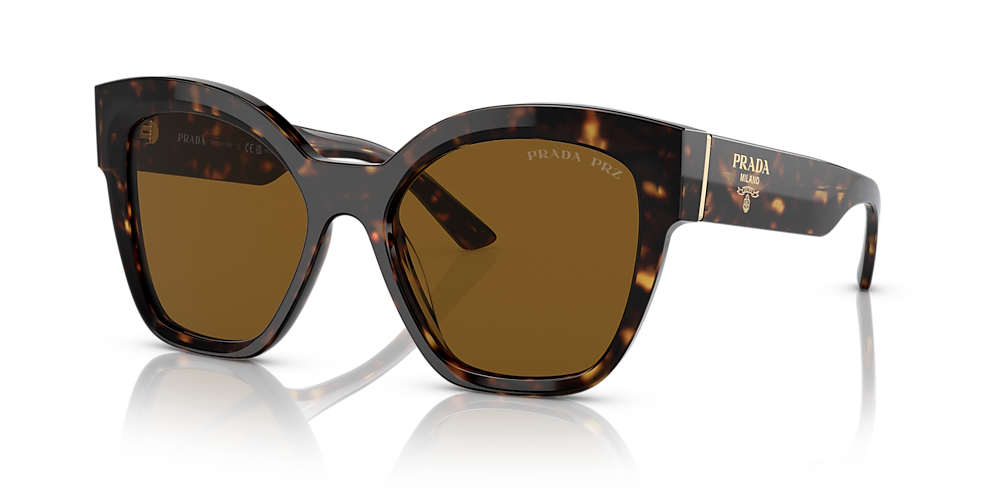 Prada PR 17ZS 54 Polar Dark Brown & Tortoise Polarized Sunglasses | Sunglass  Hut USA