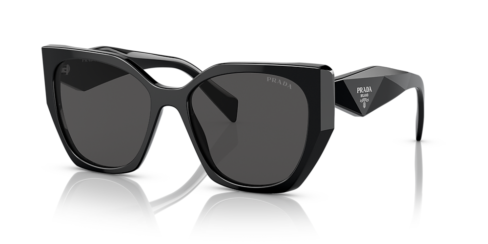 Prada PR 19ZS 55 Dark Grey & Black Sunglasses | Sunglass Hut USA