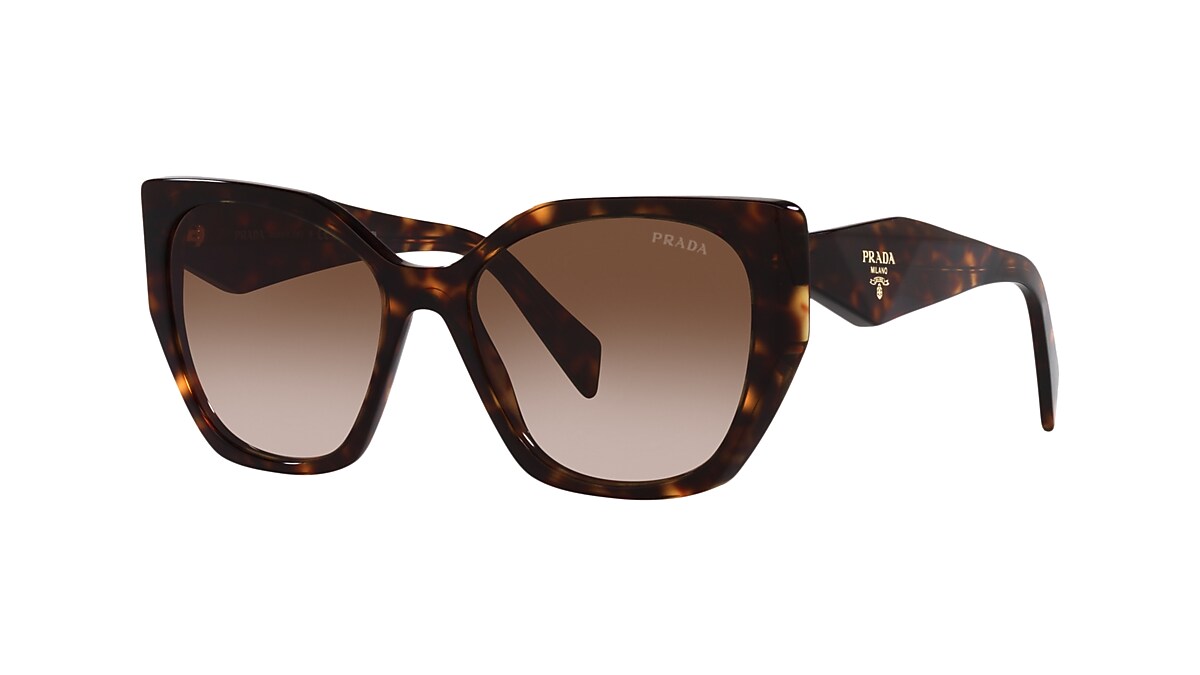 PRADA PR 19ZS Tortoise - Women Luxury Sunglasses, Brown Gradient Lens