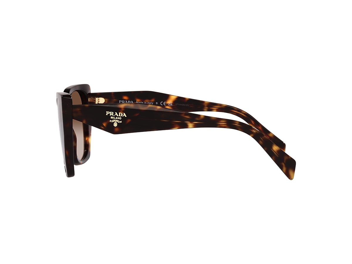 PRADA PR 19ZS Tortoise - Women Luxury Sunglasses, Brown Gradient Lens