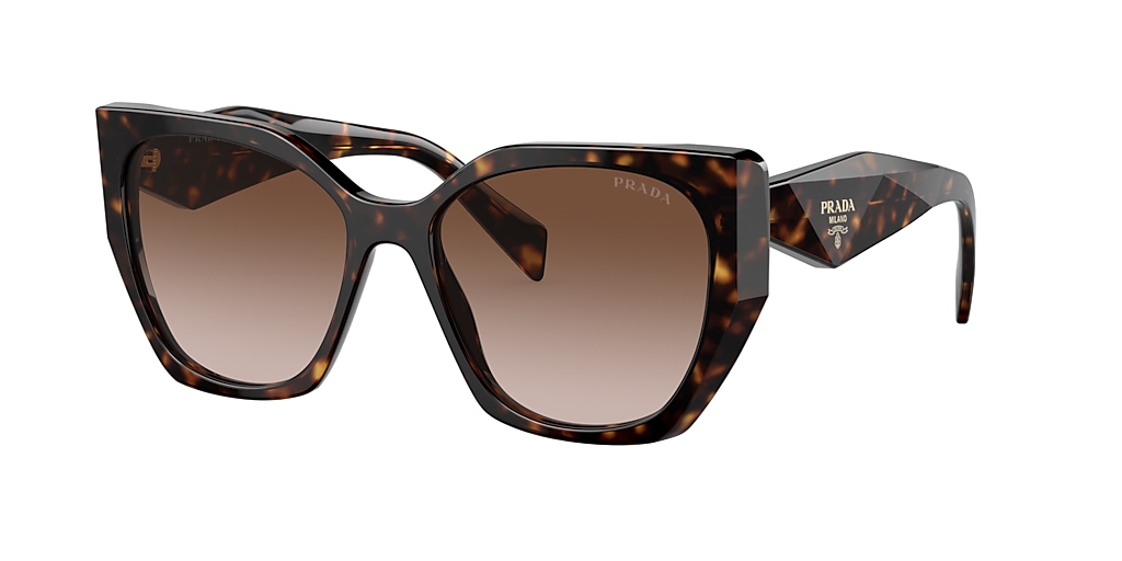 Prada PR 19ZS 55 Brown Gradient & Tortoise Sunglasses | Sunglass Hut USA