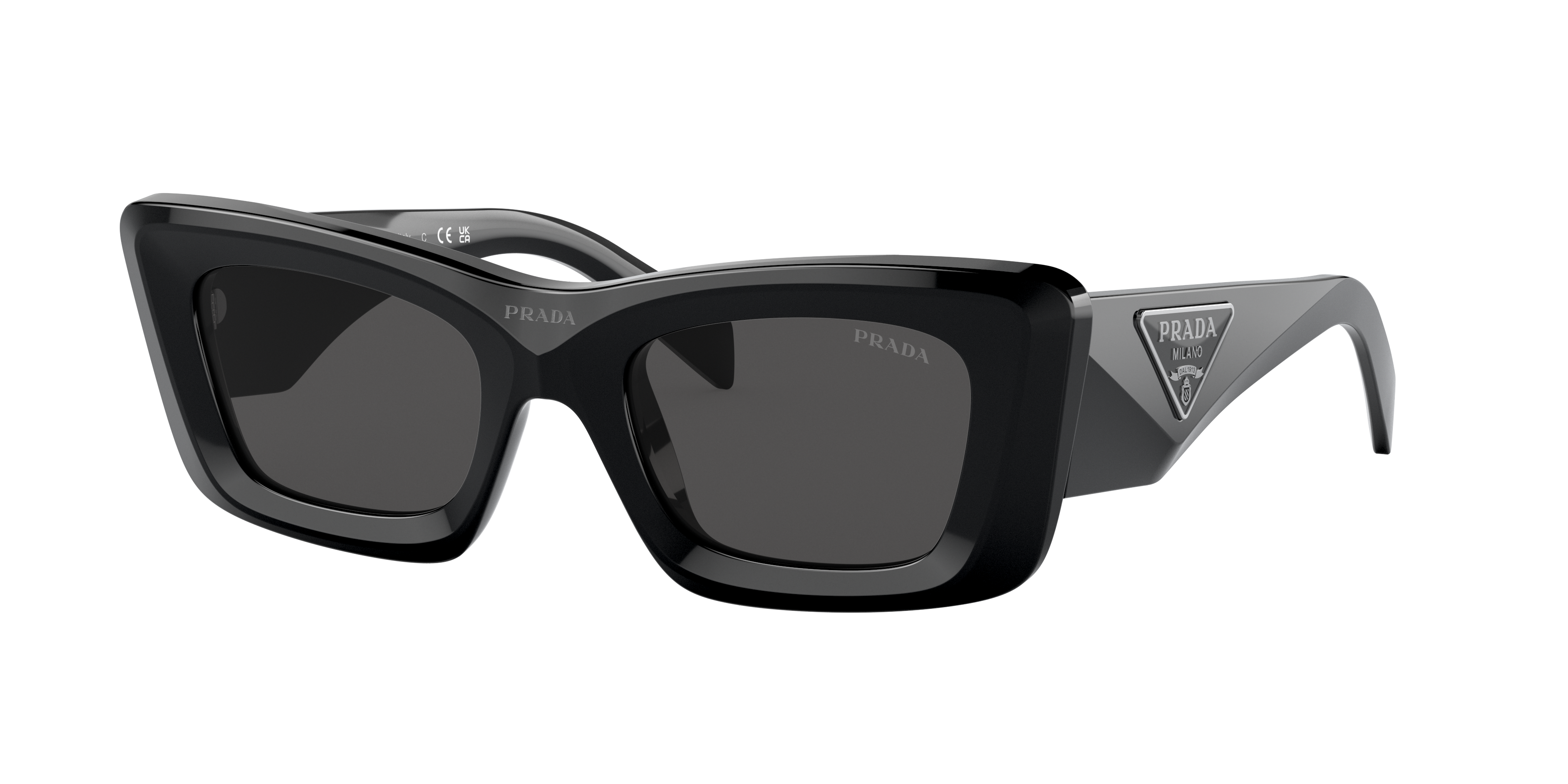 Prada Woman Sunglasses Pr 13zs In Dark Grey