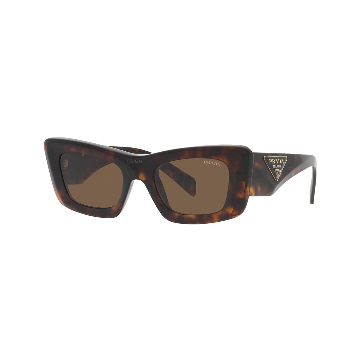 Prada PR 13ZS M (50 - 21) with Brown lenses and Tortoise
