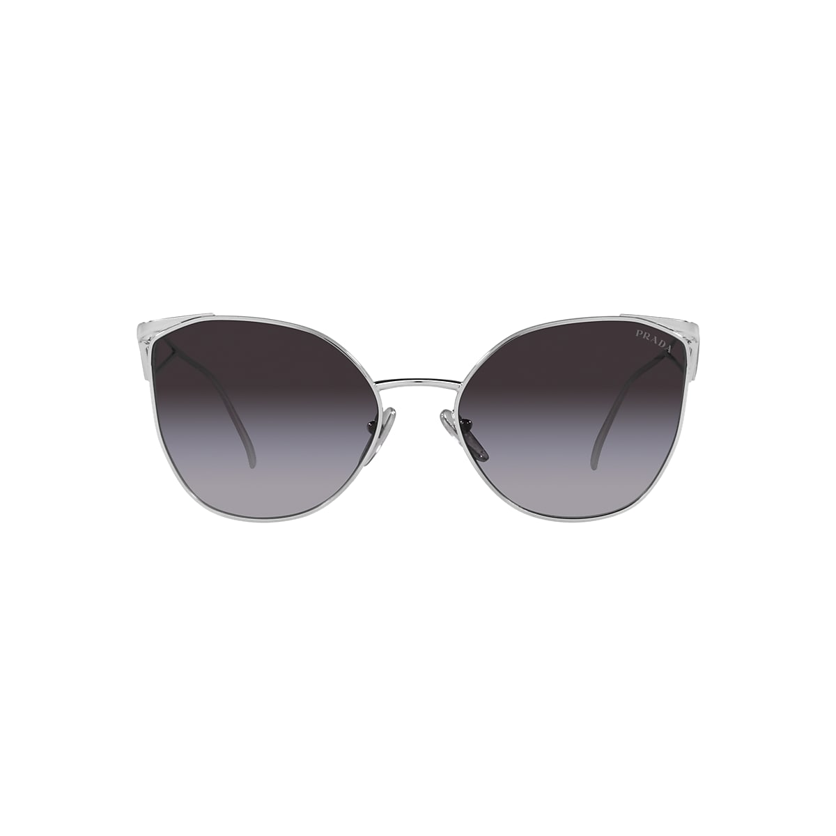 Prada PR 50ZS XL (59 - 19) with Grey lenses and Silver frame