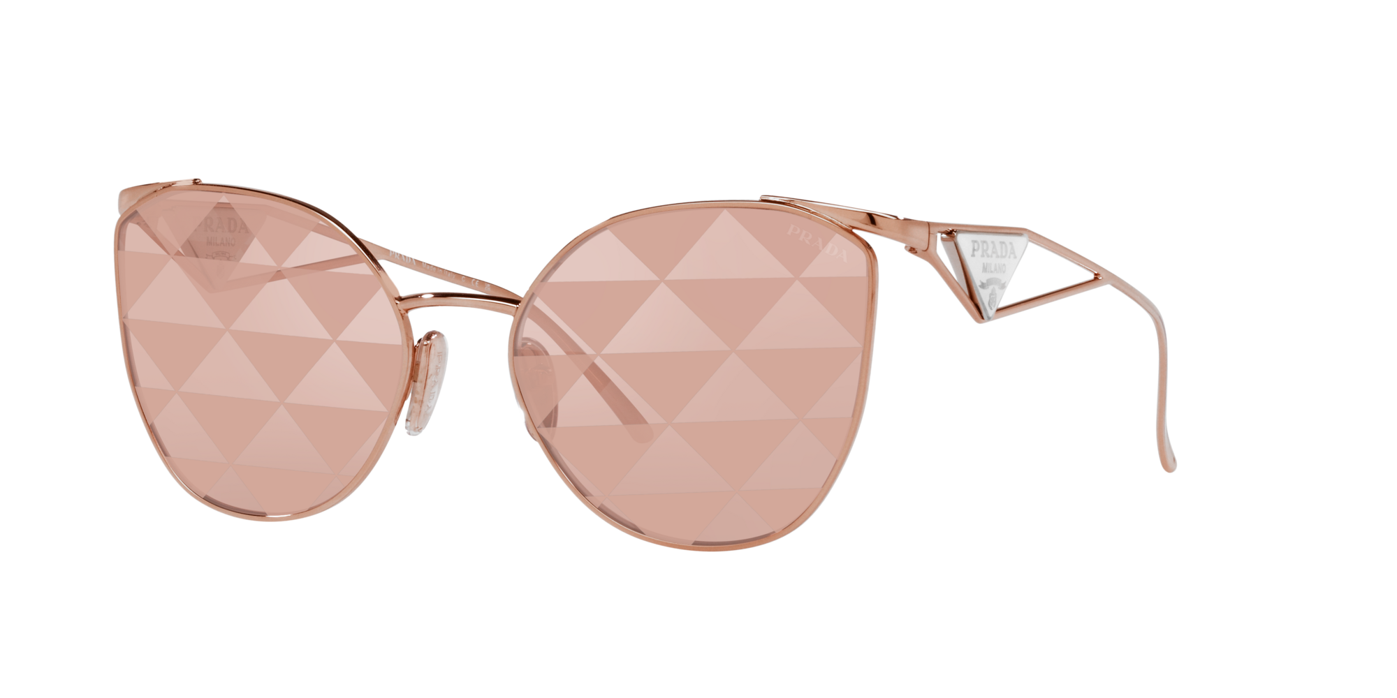 Prada - Prada Symbole - Geometric Sunglasses - Marble Black Graphite - Prada  Collection - Sunglasses - Avvenice