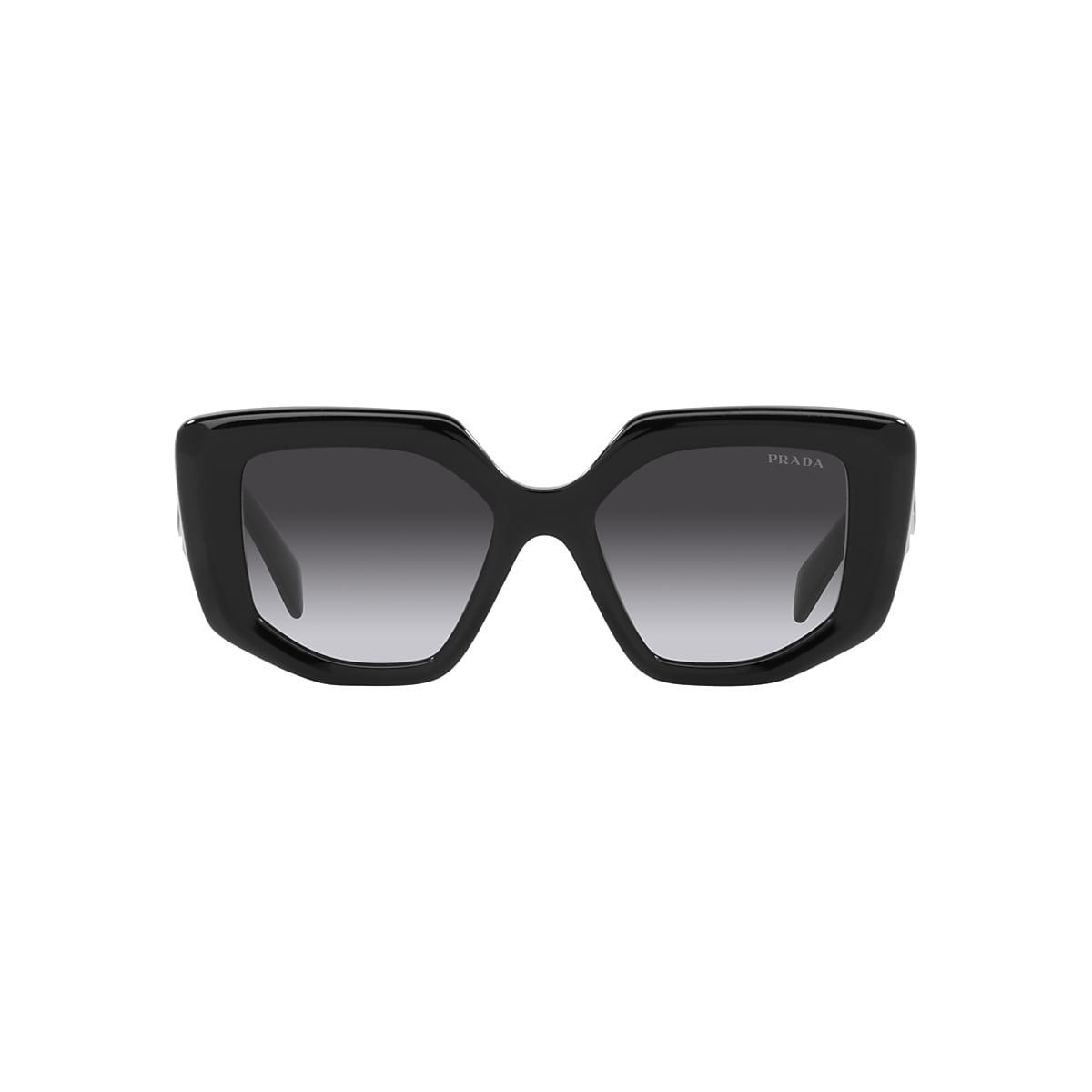 PRADA PR 14ZS Black - Woman Luxury Sunglasses, Grey Gradient Lens