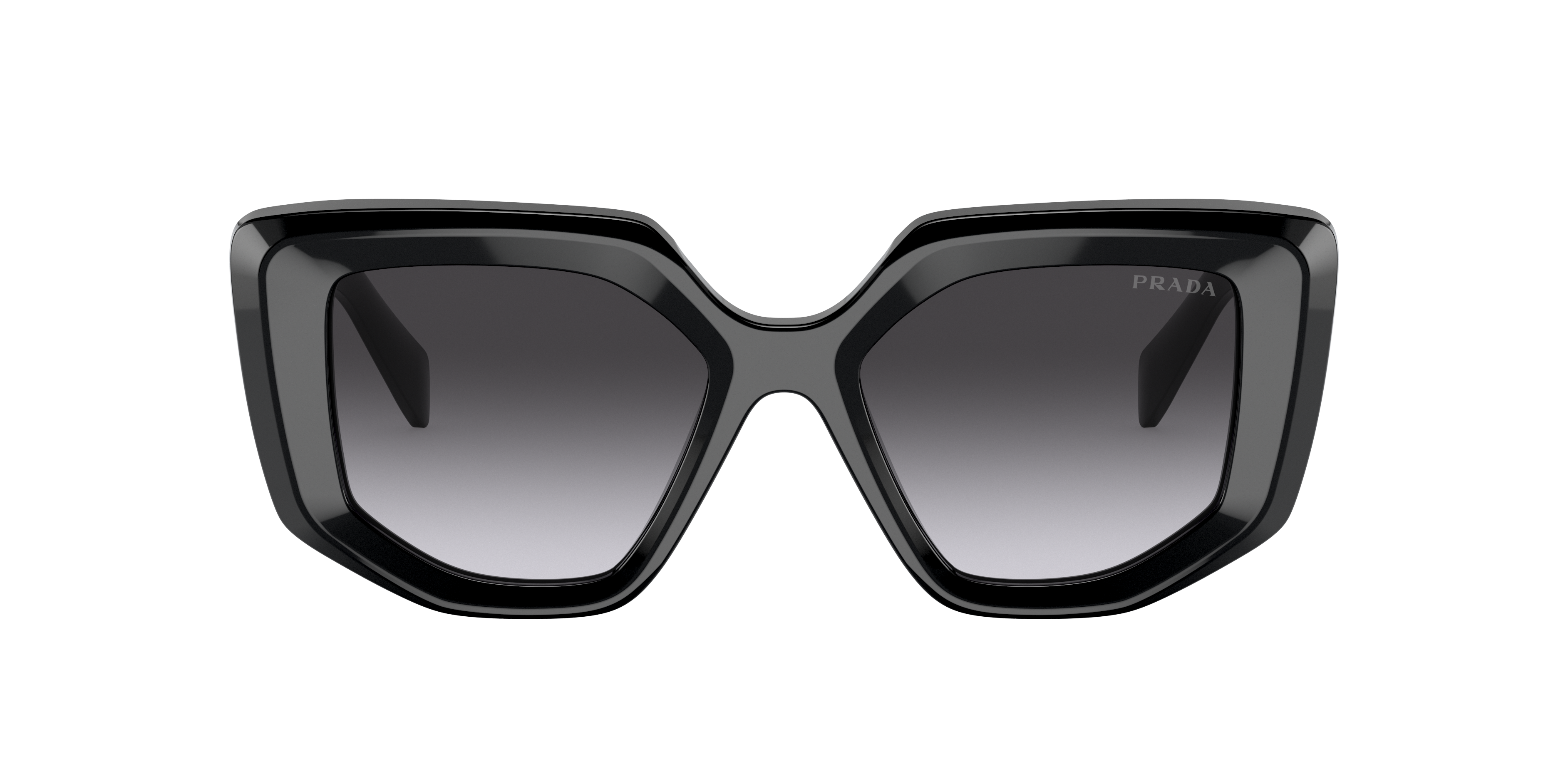 Prada Woman Sunglasses Pr 14zs In Grey Gradient