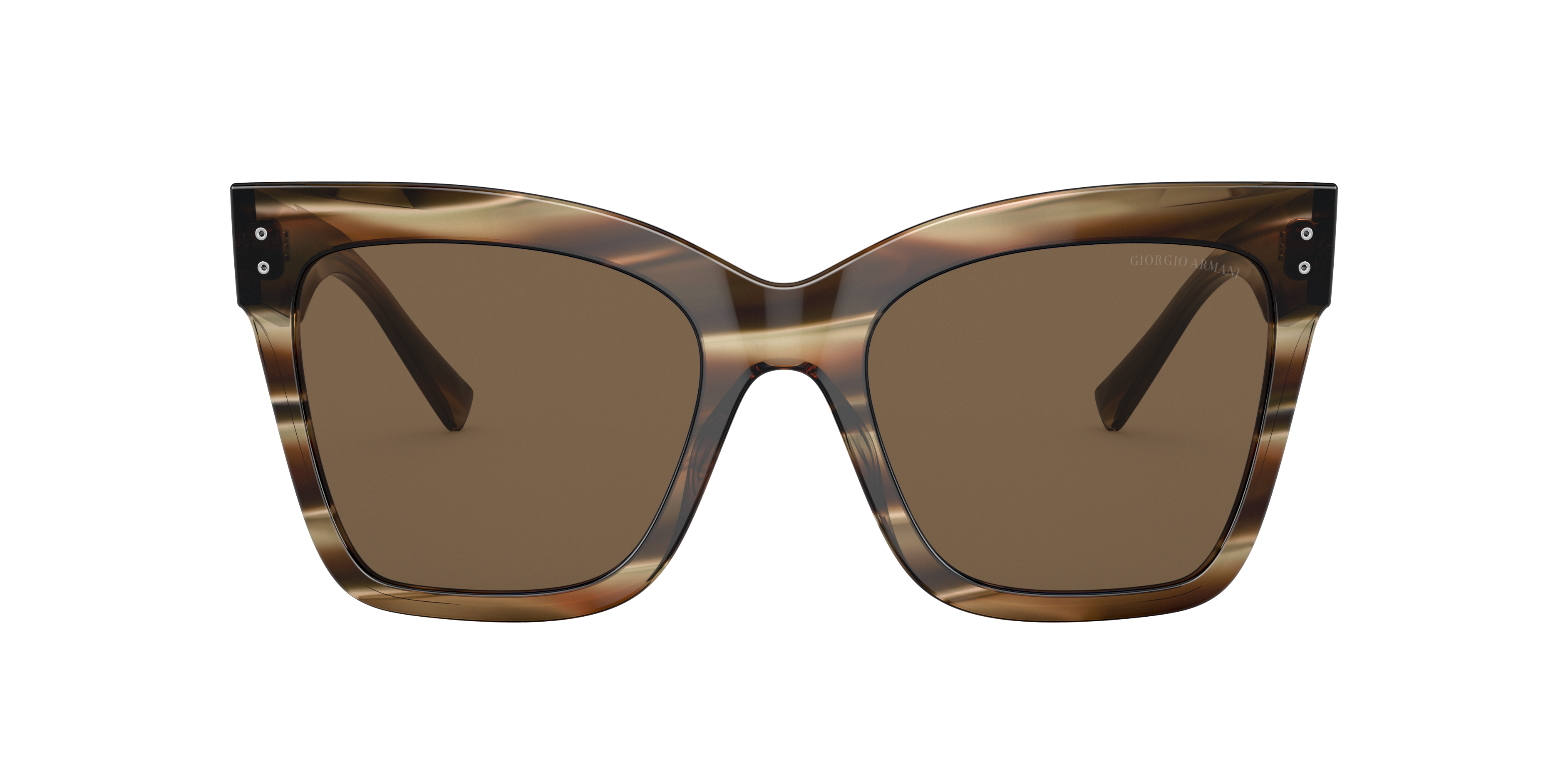 Shop Giorgio Armani Woman Sunglass Ar8175 In Dark Brown