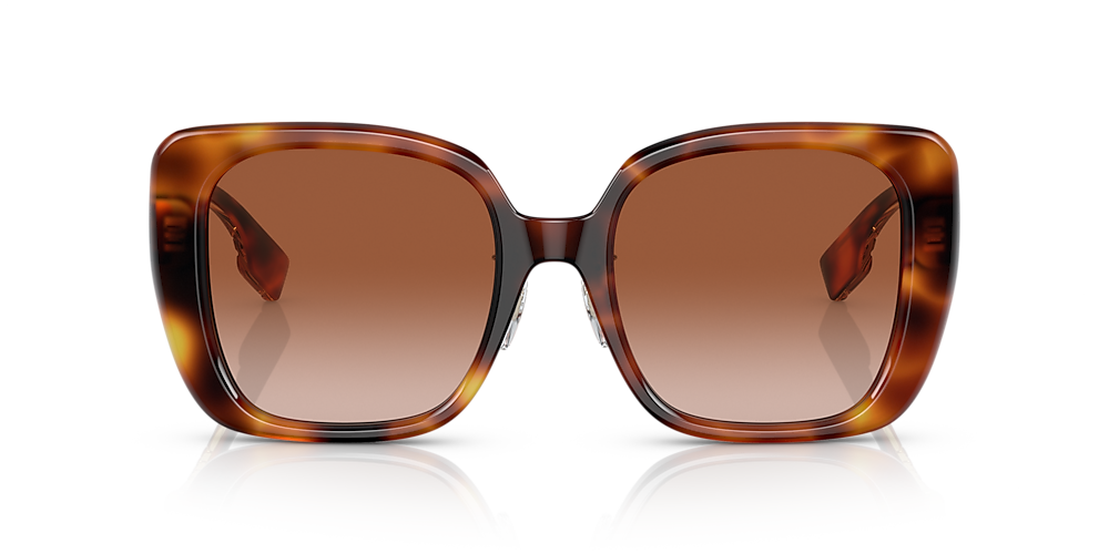 Burberry BE4371F Helena 54 Brown Gradient & Light Havana Sunglasses |  Sunglass Hut Australia