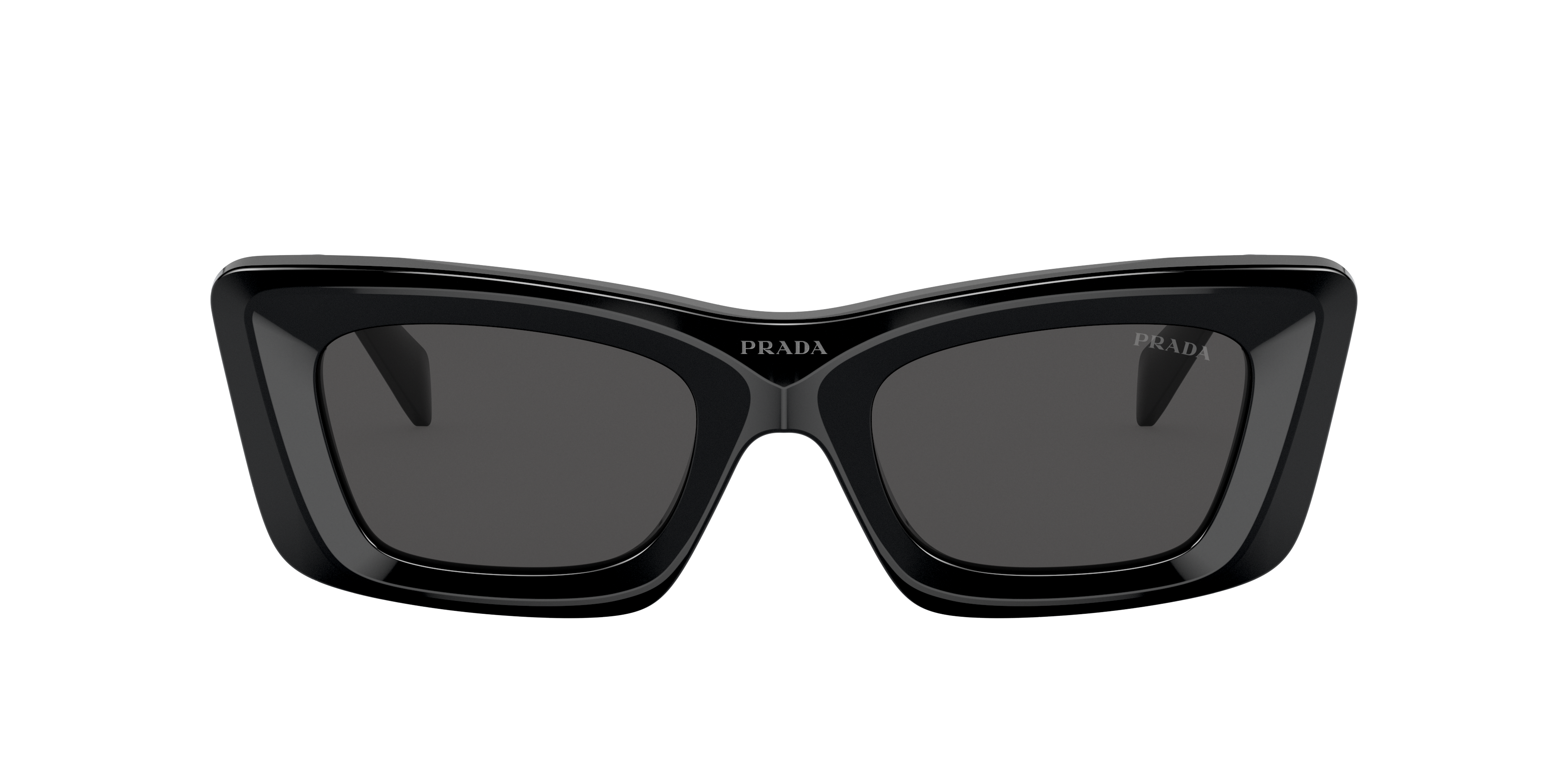 Prada Woman Sunglass Pr 13zsf In Dark Grey