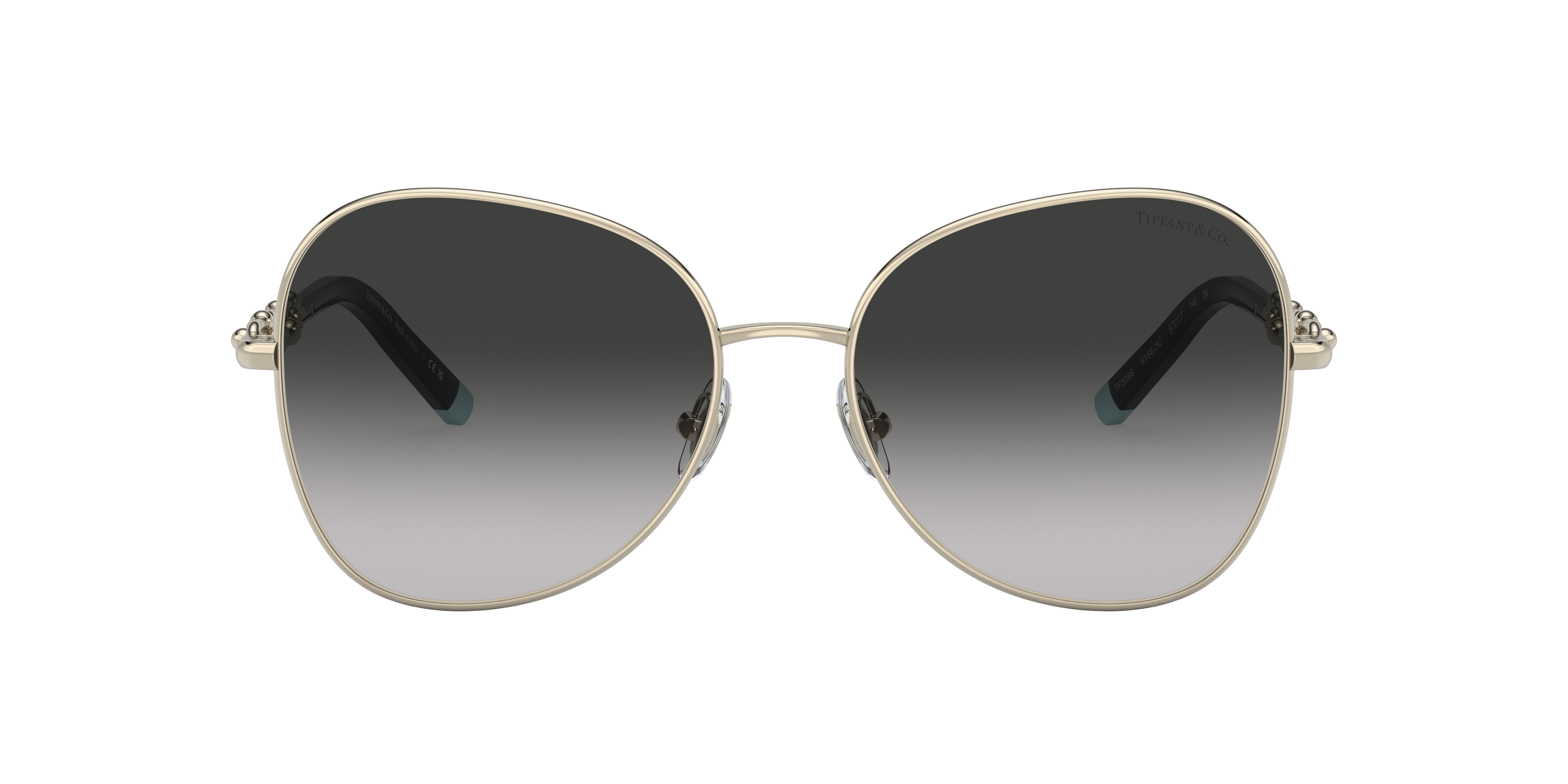 Shop Tiffany & Co . Woman Sunglass Tf3086 In Grey Gradient