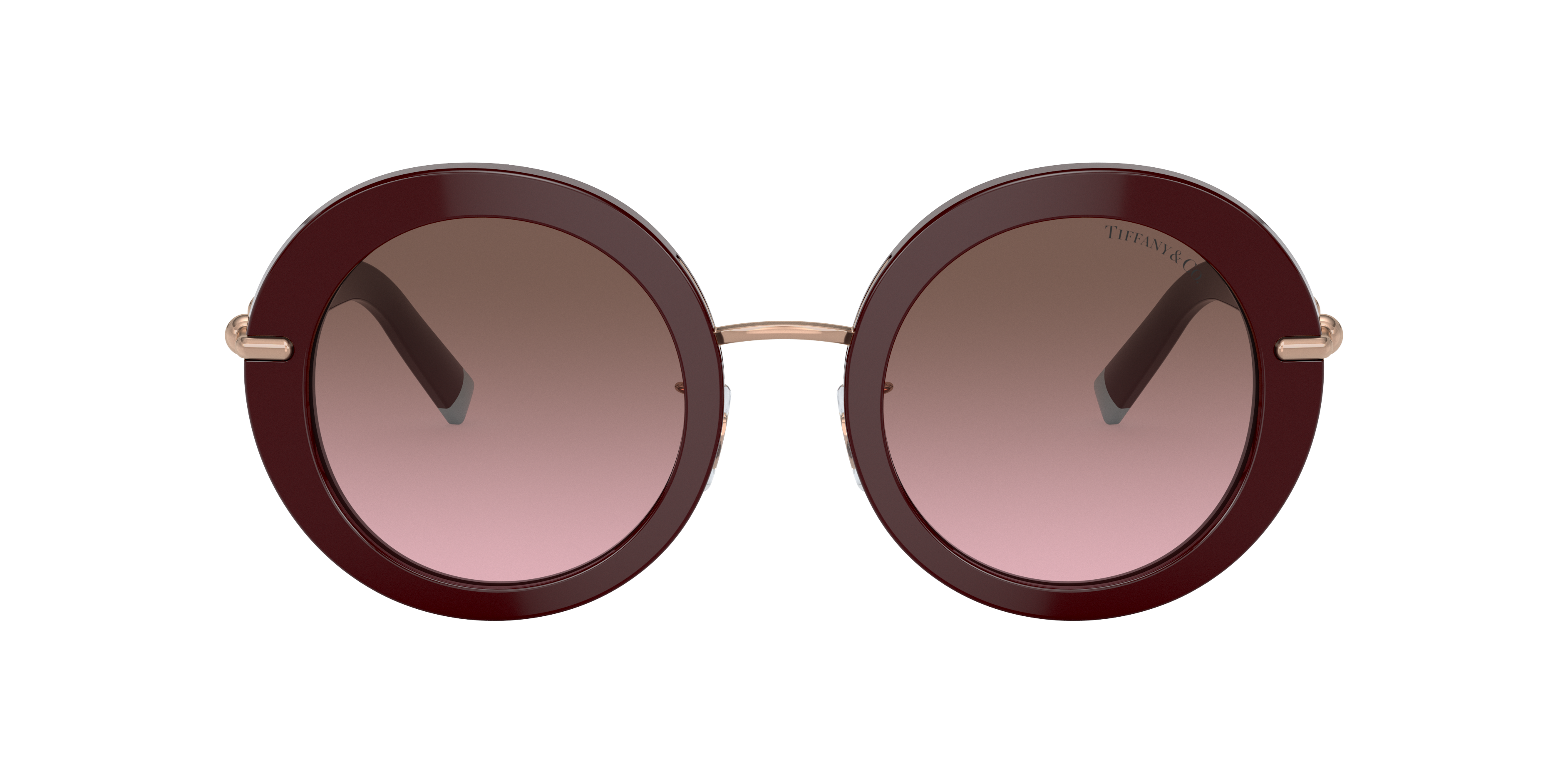 Shop Tiffany & Co . Woman Sunglass Tf4201 In Violet Gradient Brown