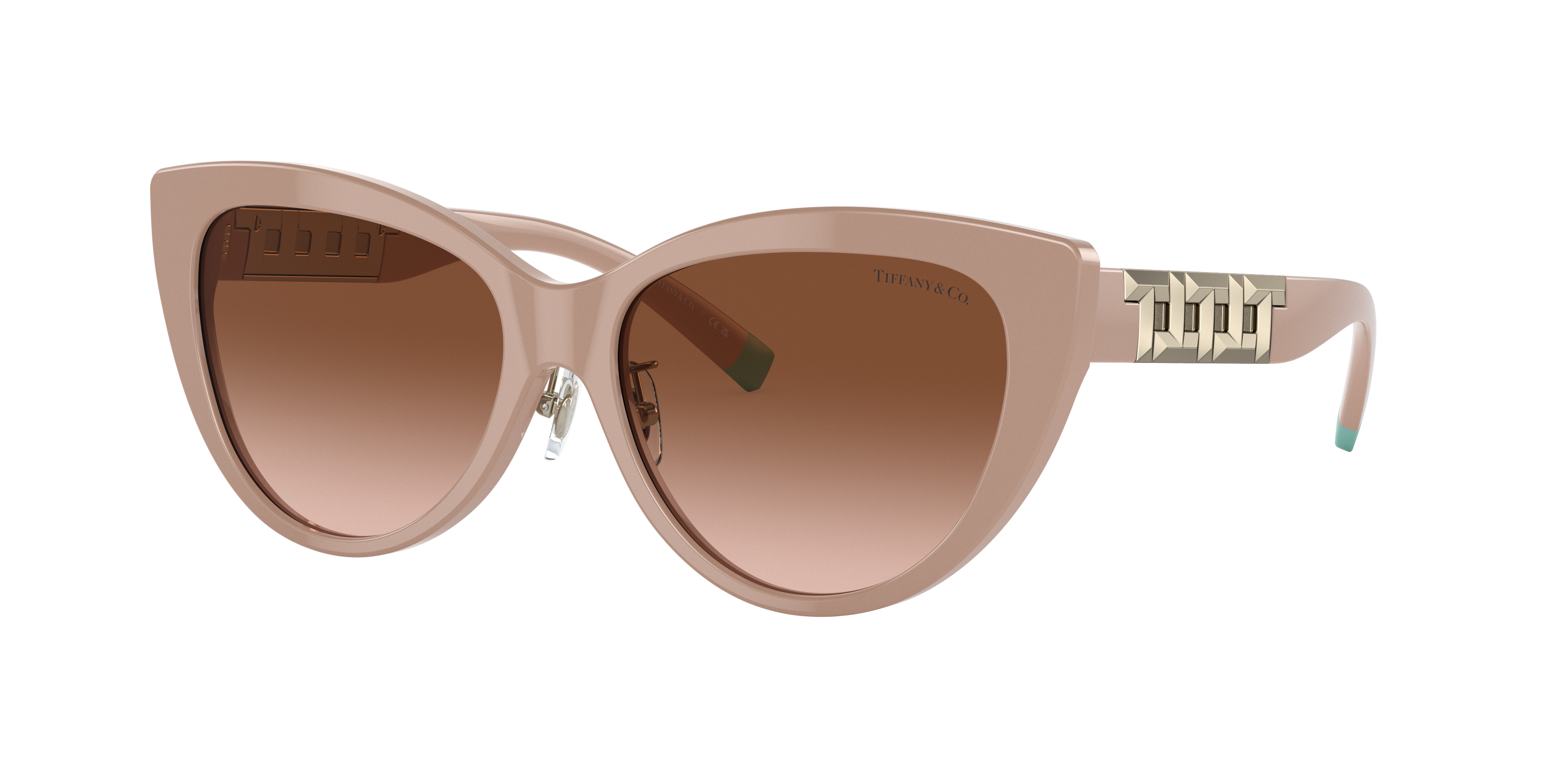 Tiffany & Co Tiffany Brown Gradient Cat Eye Ladies Sunglasses Tf4196f 83523b 56 In Brown Gradient