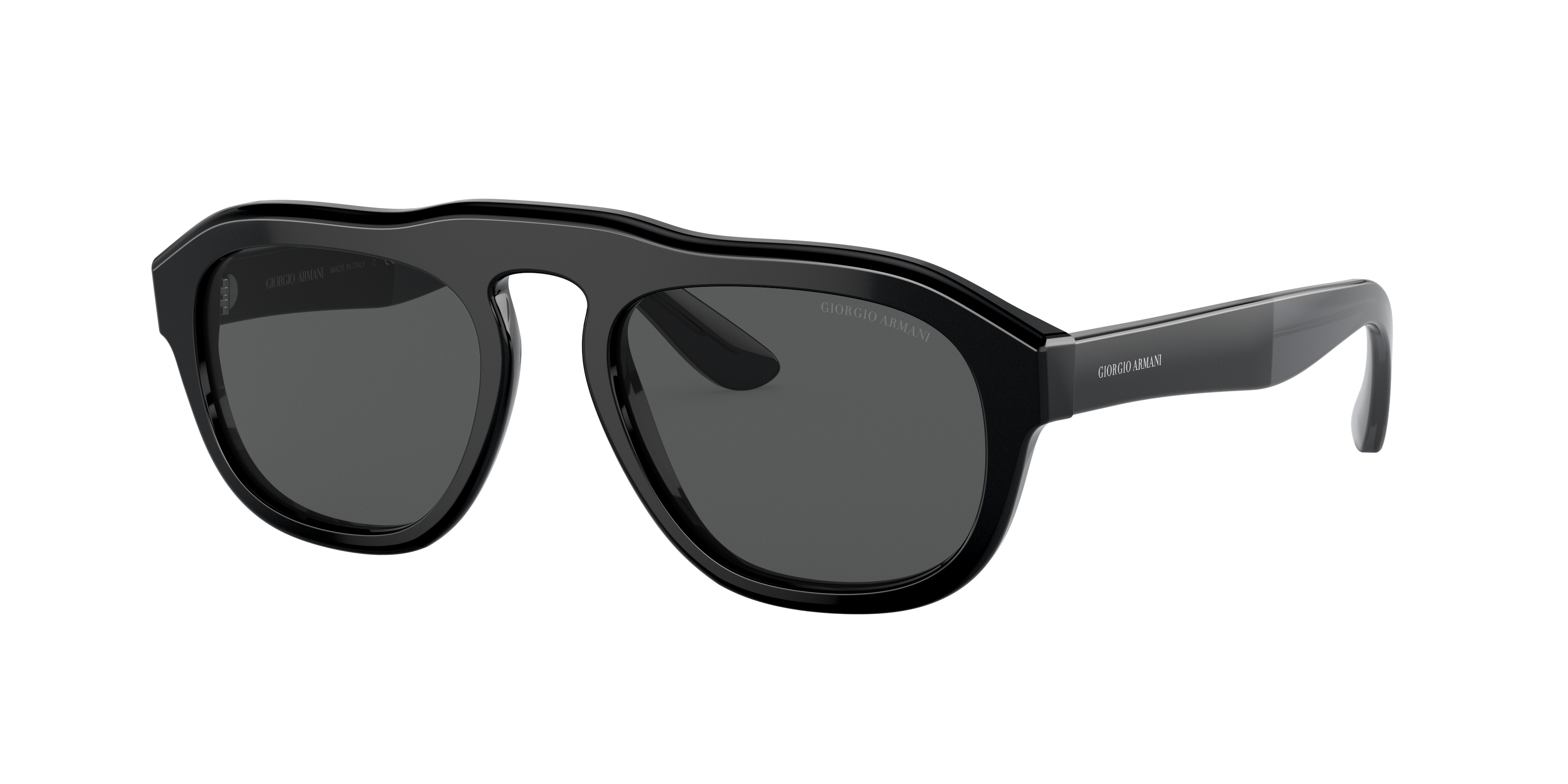 Shop Giorgio Armani Man Sunglass Ar8173 In Dark Grey