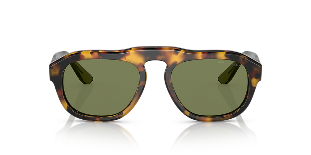 Giorgio Armani AR8173 52 Green & Yellow Havana Sunglasses 