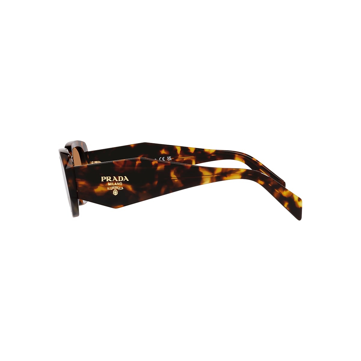 Prada PR 17WSF sunglasses tortoise Prada - PR 17WSF (Low Bridge Fit) Sunglasses | Specs Collective main image 3