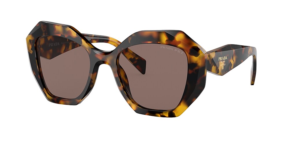Prada PR 16WS 53 Polar Light Brown & Honey Tortoise Polarized