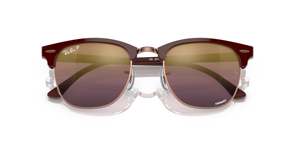 Ray-Ban Clubmaster RB 3016 51mm Replacement Lenses By Seek Optics | Ray-Ban  Clubmaster RB 3016 51mm Rose Gold Mirror Non-Polarized 