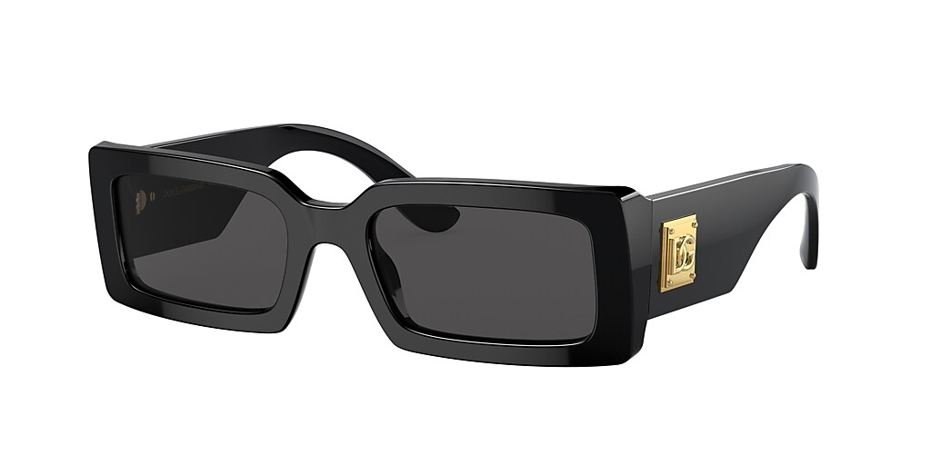Dolce&Gabbana DG4416 53 Dark Grey & Black Sunglasses | Sunglass Hut USA