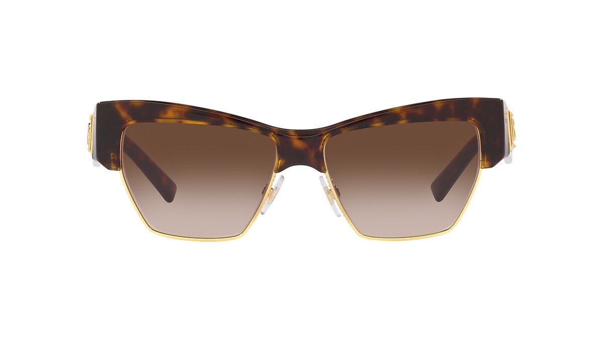 Dolce&Gabbana DG4415 56 Gradient Brown & Havana Sunglasses 