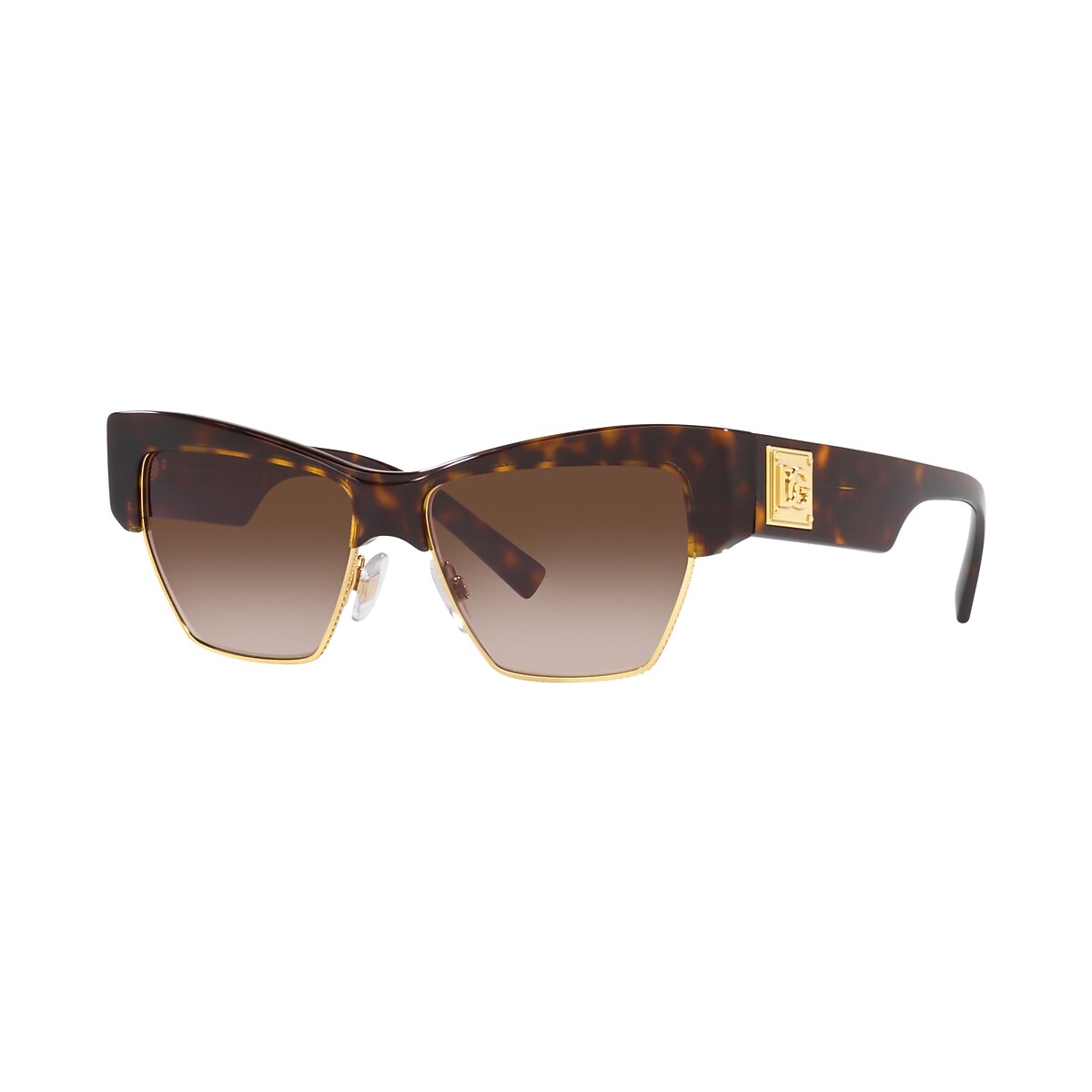 Dolce&Gabbana DG4415 56 Gradient Brown & Havana Sunglasses 