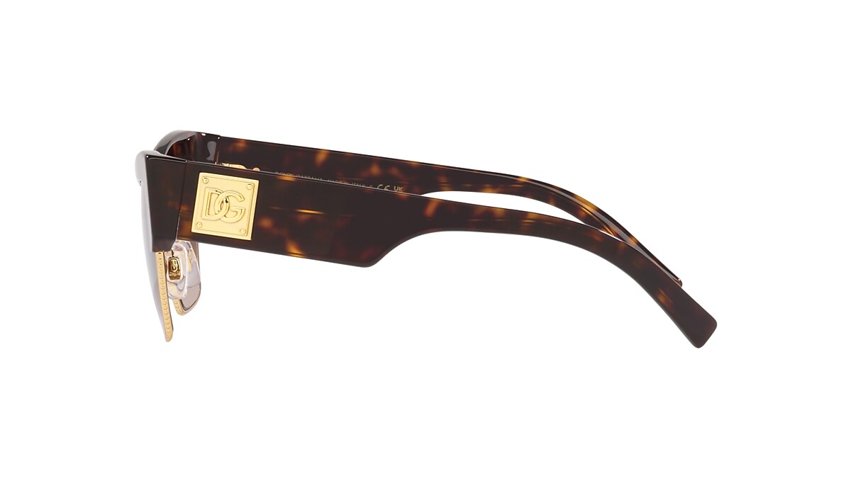 Dolce&Gabbana DG4415 56 Gradient Brown & Havana Sunglasses 