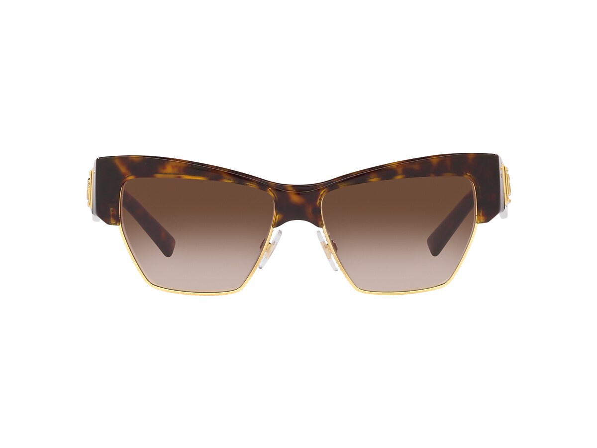 Dolce&Gabbana DG4415 56 Gradient Brown & Havana Sunglasses  